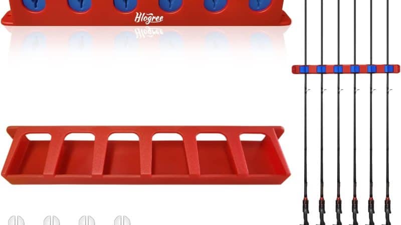 Hlogree Horizontal Fishing Rod Racks – The Perfect Solution for Organized and Protected Fishing Rod Storage